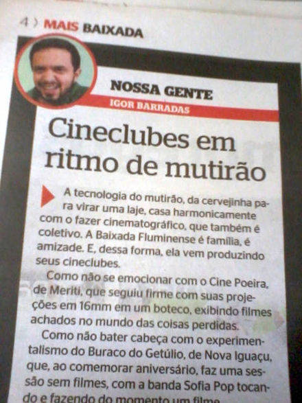 Read more about the article Cineclubes da Baixada, Uni-vos!