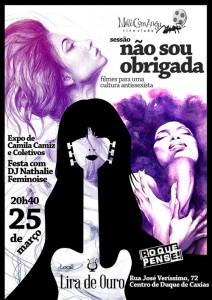 Read more about the article Sessão Não Sou Obrigada! Filmes para uma cultura antissexista